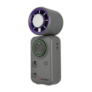Verbatim Cool 'n' Go Ice Touch Mini Handheld Fan Purple / Grey