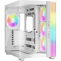 be quiet! BGW68 Light Base 600 LX Mid Tower Gaming Case, 1 x USB Type-C / 2 x USB 3.0, Tempered Glass Front & Side Window Panel, 4 x Light Wings ARGB Fans, ATX / M-ATX / Mini-ITX Compatible