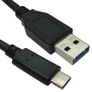 USB 3.1 Type C (M) to Type C (M) Cable 0.5m Black OEM Data Cable
