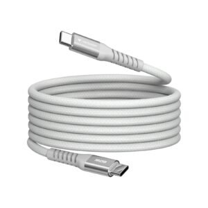 Verbatim Sync & Charge USB-C to USB-C 60W Magnetic Cable 120cm Grey, Supports PD 3.0 and QC 3.0