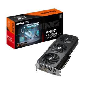 Gigabyte AMD Radeon RX 9060 XT GAMING OC 16GB GDDR6 Graphics Card, 2048 Streams, 3320 MHz Boost Clock, Triple Fan, RGB, 2x DisplayPorts / 1x HDMI Port