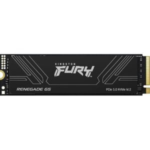 Kingston FURY Renegade (SFYR2S/2T0 ) 2TB NVMe SSD, M.2 Interface, PCIe 5.0 x4 NVMe, 2280, Up to 14,700MB/s read, 14,000MB/s write, Limited 5-year warranty with free technical support.