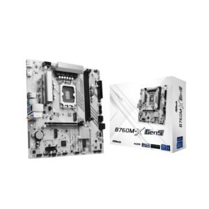 ASRock B760M-X Gen5 Intel 1700 Socket Motherboard, Micro-ATX, 2x DDR5 Slots, 2x M.2 Sockets, 2.5GbE LAN, 1x DisplayPort / 1x HDMI Port