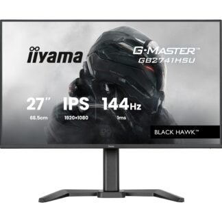 iiyama G-Master Black Hawk gaming monitor GB2741HSU-B1 27" Black, Height Adjustable, IPS, Ultra Slim Bezel, Full HD, 144Hz, 1ms, FreeSync, HDMI, Display Port, USB Hub