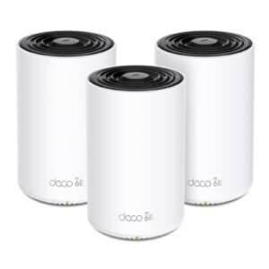 TP-Link Deco XE75 Pro(3-pack) AXE5400 Whole Home Mesh Wi-Fi 6E System(Tri-Band), 3 pack