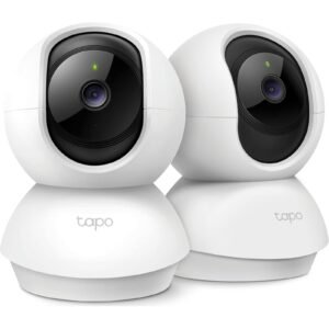 TP-Link Tapo C210P2 Pan/Tilt Home Security Wi-Fi Camera, 2-Pack