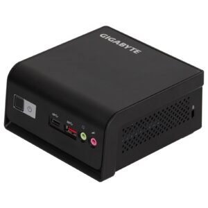 Gigabyte BRIX (GB-BTIP-N150) Barebone Kit, Intel N150 3.6GHz Quad Core CPU, 1 x DDR5 SO-DIMM Slot, 2 x M.2-2280 Slot, 1 x M.2-2230 slot, 1 x 2.5 Inch SATA Slot, Wi-Fi 5 & Bluetooth 5.0
