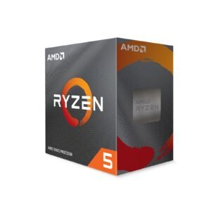 AMD Ryzen 5 4500 6 Core AM4 Processor, 12 Threads, 3.6GHz up to 4.1GHz Boost, 11MB Cache, 65W, with Wraith Stealth Cooler, No Graphics