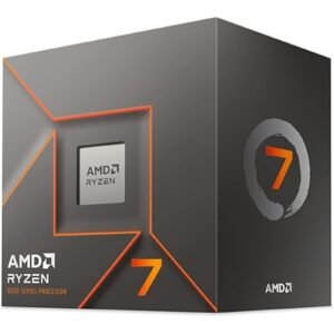 AMD Ryzen 7 8700F AM5 Processor,8 Core, 16 Threads, 4.1GHz up to 5GHz Boost, 16MB Cache, 65W,AMD Wraith Stealth Cooler
