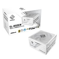 ASRock Steel Legend SL-850G 850W ATX Power Supply Unit, 80 Plus Gold Certified, 120mm Silent Cooling Fan, High Efficiency PSU