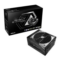 ASRock TC-1300T 1300W ATX, Power Supply Unit, 80 PLUS TITANIUM Certified. 135mm Striped Axial FDB Fan, High Efficiency PSU