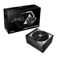 ASRock TC-1650T, 1600W ATX Power Supply Unit, 80 PLUS TITANIUM Certified. 135mm Striped Axial FDB Fan, High Efficiency PSU