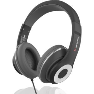 Verbatim TruSound USB-C Over-Ear Headset With In-Line Microphone,1.5m USB-C Cable, Durable Lightweight Design, Black