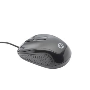 MO542 USB Mid-Size 3 Button Optical Mouse - Black