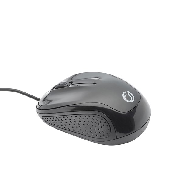 MO542 USB Mid-Size 3 Button Optical Mouse - Black