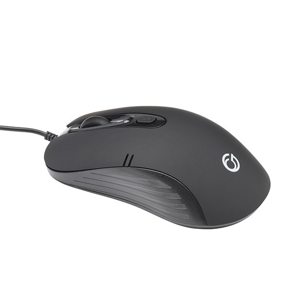 MO543 USB Full-Size 4 Button Optical Mouse - Black