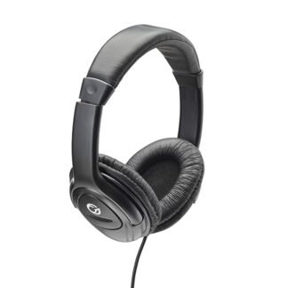 HP517 Stereo PC On-Ear Headset with In-Line Mic and Volume Control - Black