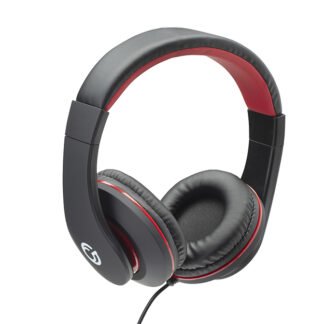 HP531 Stereo Mobile Headset with In-Line Mic and Controller - Black/Red