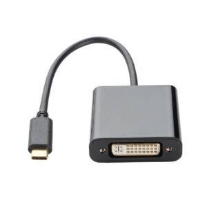 USB 3.1 Type C to DVI-I Active Adapter - Male to Female - Thunderbolt and DP Compatible