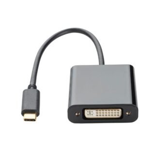 USB 3.1 Type C to DVI-I Active Adapter - Male to Female - Thunderbolt and DP Compatible