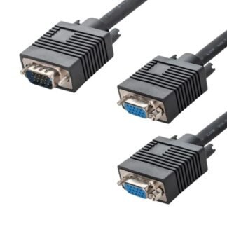 150mm VGA Monitor Splitter Cable - Male to 2 x Female