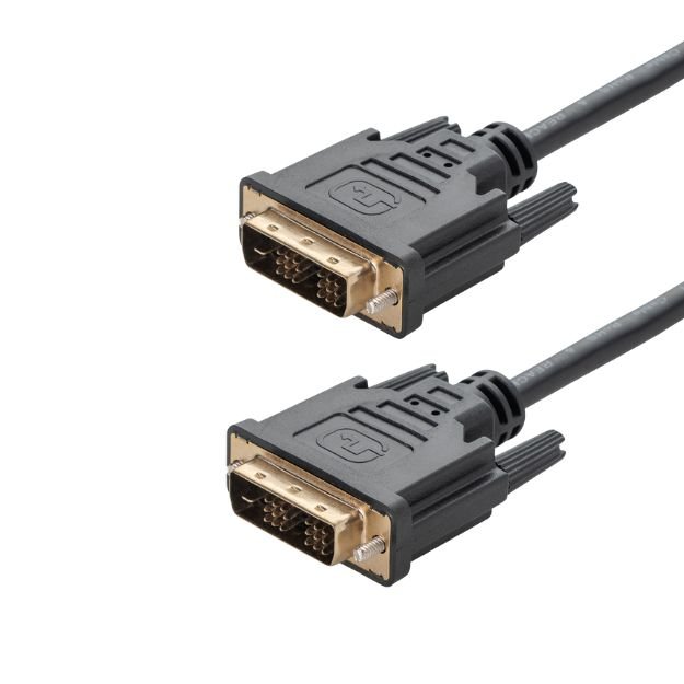 2m DVI-D Monitor Connector Cable - Male to Male - 18+1 Single link