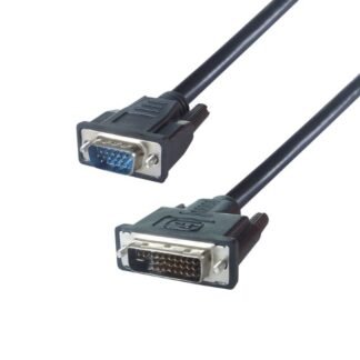 3m VGA to DVI-I Monitor Connector Cable - Male to Male - 24+5 Analogue