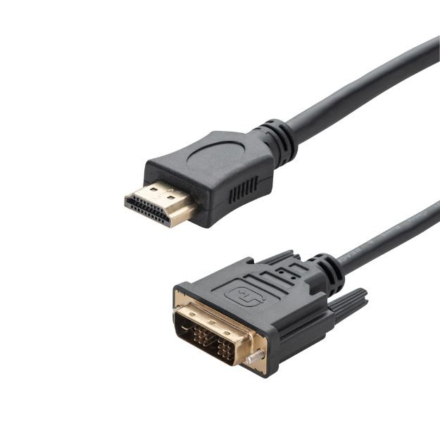 5m HDMI to DVI-D Monitor Connector Cable - Male to Male - 18+1 Single link