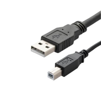 5m USB 2 Connector Cables Type A Male to Type B Male Cable (Pack of 2)