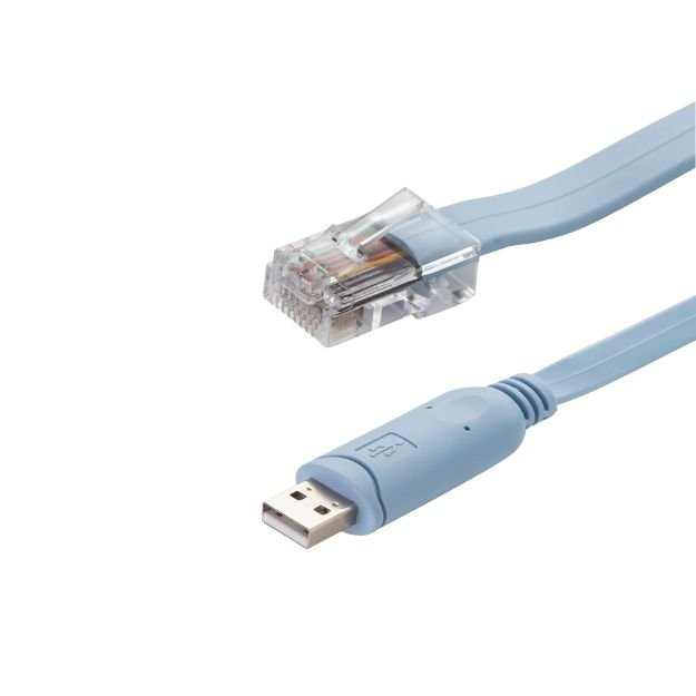 1.8m RJ45 to USB Type A Male Console Cable with FTDI Chip (Cisco Compatible)