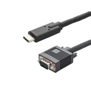 2m USB 3.1 Type C to VGA Connector Cable - Male to Male