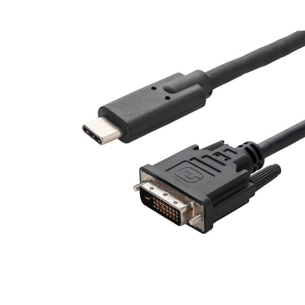 2m USB 3.1 Type C to DVI-D Connector Cable - Male to Male