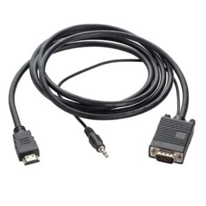 2M HDMI to VGA Monitor Connector Cable with Audio
