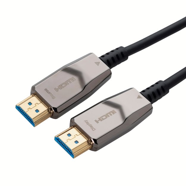 5m HDMI V2.1 AOC 8K UHD Connector Cable - Male to Male Gold Connectors