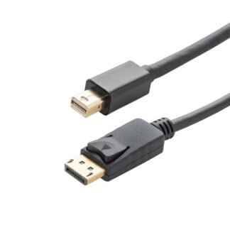 2m Mini DisplayPort to DisplayPort Connector Cable - Male to Male Gold Connectors
