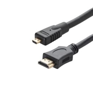2m HDMI Micro to HDMI Connector Cable - Male to Male Gold Connectors