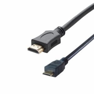 2m HDMI to HDMI Mini Connector Cable - Male to Male Gold Connectors