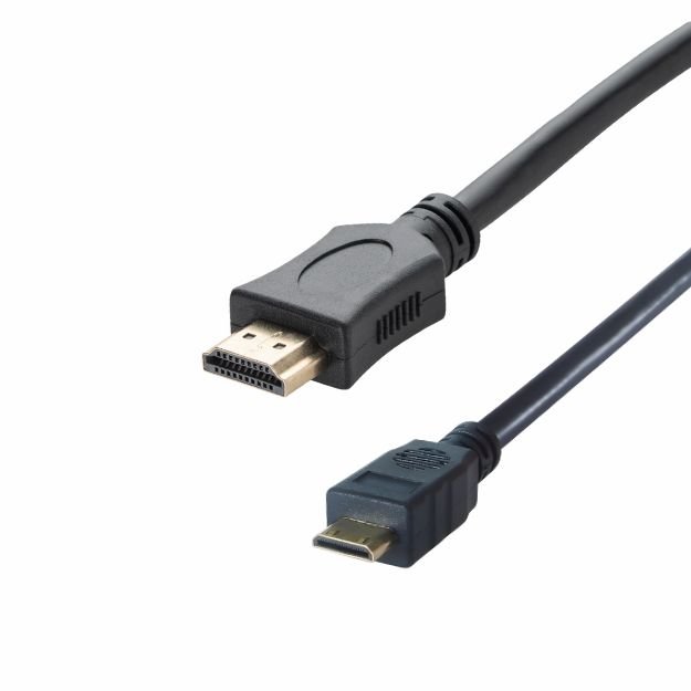 2m HDMI to HDMI Mini Connector Cable - Male to Male Gold Connectors