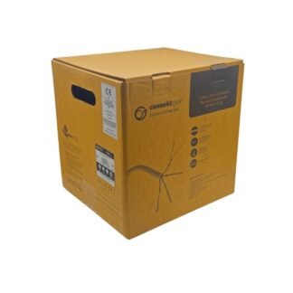 305m Solid CAT5e UTP Network Cable Drum - 24AWG - Grey