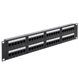 48 Port Patch Panel (CAT6) IDC Punch Down 19 inch