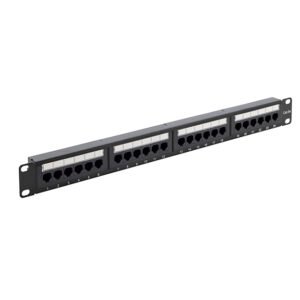 24 Port Patch Panel (CAT5e) IDC Punch Down 19 inch