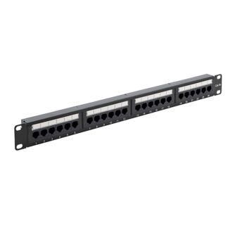 24 Port Patch Panel (CAT5e) IDC Punch Down 19 inch