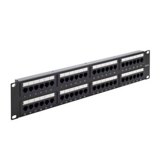48 Port Patch Panel (CAT5e) IDC Punch Down 19 inch