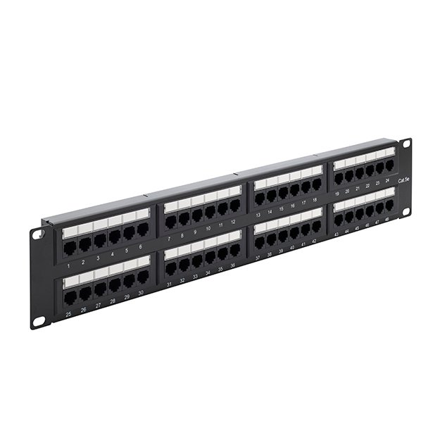 48 Port Patch Panel (CAT5e) IDC Punch Down 19 inch