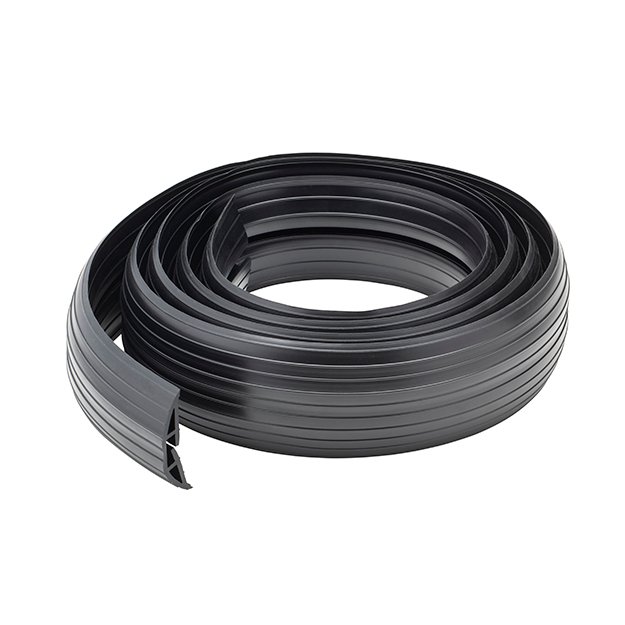 3m Indoor Rubber Cable Protector 19 x 9.5mm Internal Channel - Black