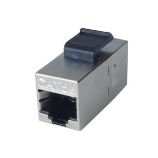RJ45 CAT5e Coupler - Shielded - Silver