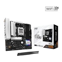 ASRock A620AM Pro RS WiFi AMD AM5 Socket Motherboard, Micro-ATX, 4x DDR5 Slots, 3x M.2 Sockets, 2.5GbE LAN, Wi-Fi 6E, 1x HDMI Port / 1x DisplayPort