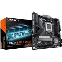 Gigabyte B850M Eagle WIFI6E AMD AM5 Socket Motherboard, Micro-ATX, 4x DDR5 Slots, 2x M.2 Sockets, Fitted I/O Shield, 2.5GbE LAN, Wi-Fi 6E, 2x DisplayPorts / 1x HDMI Port