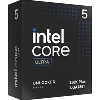 Intel Core Ultra 5 processor 250K Plus, 18 Cores, 18 Threads, 3.3GHz up to 5.3GHz, LGA 1851 Socket ,30MB Cache, 125W, Maximum Turbo Power 159W, Intel Graphics, No Cooler