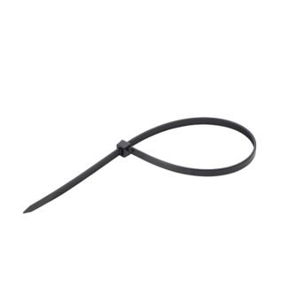 Plastic Cable Ties (High Tensile Strength) 100 x 2.5mm - Pack of 100 - Black